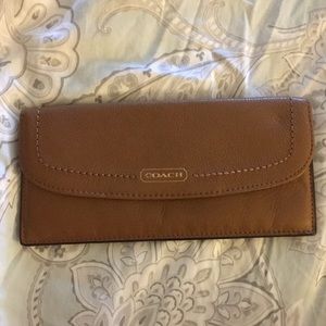 Coach leather wallet